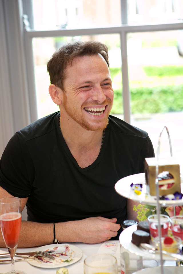 Champneys Afternoon Tea Launch Joe Swash