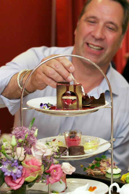 Champneys Afternoon Tea Launch David Seaman