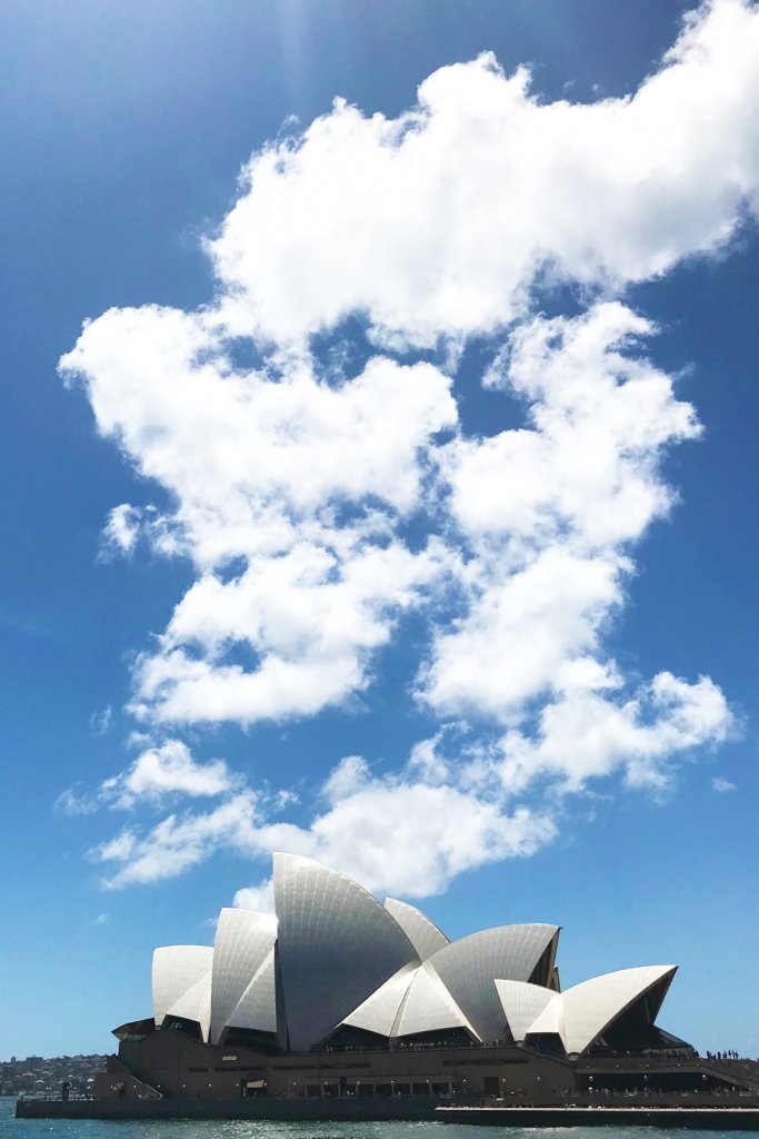 Clouds above Sydney Opera House